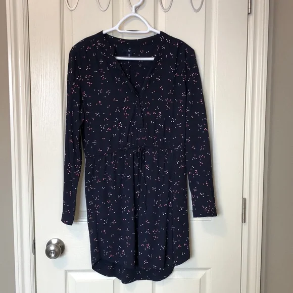 GAP Navy Blue Polka Dot Dress - Picture 2 of 3